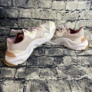 Sorel Women’s 10.5 Kinetic Rnegd Float Sneakers Shoes Chalk Eraser Pink